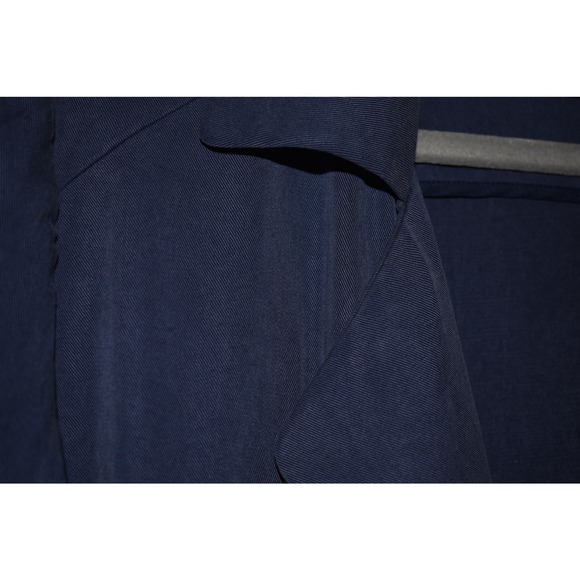 CHICO'S $149 Draped Open Lyocell Jacket in Navy Chico's 1 / US 8 - Picture 3 of 4